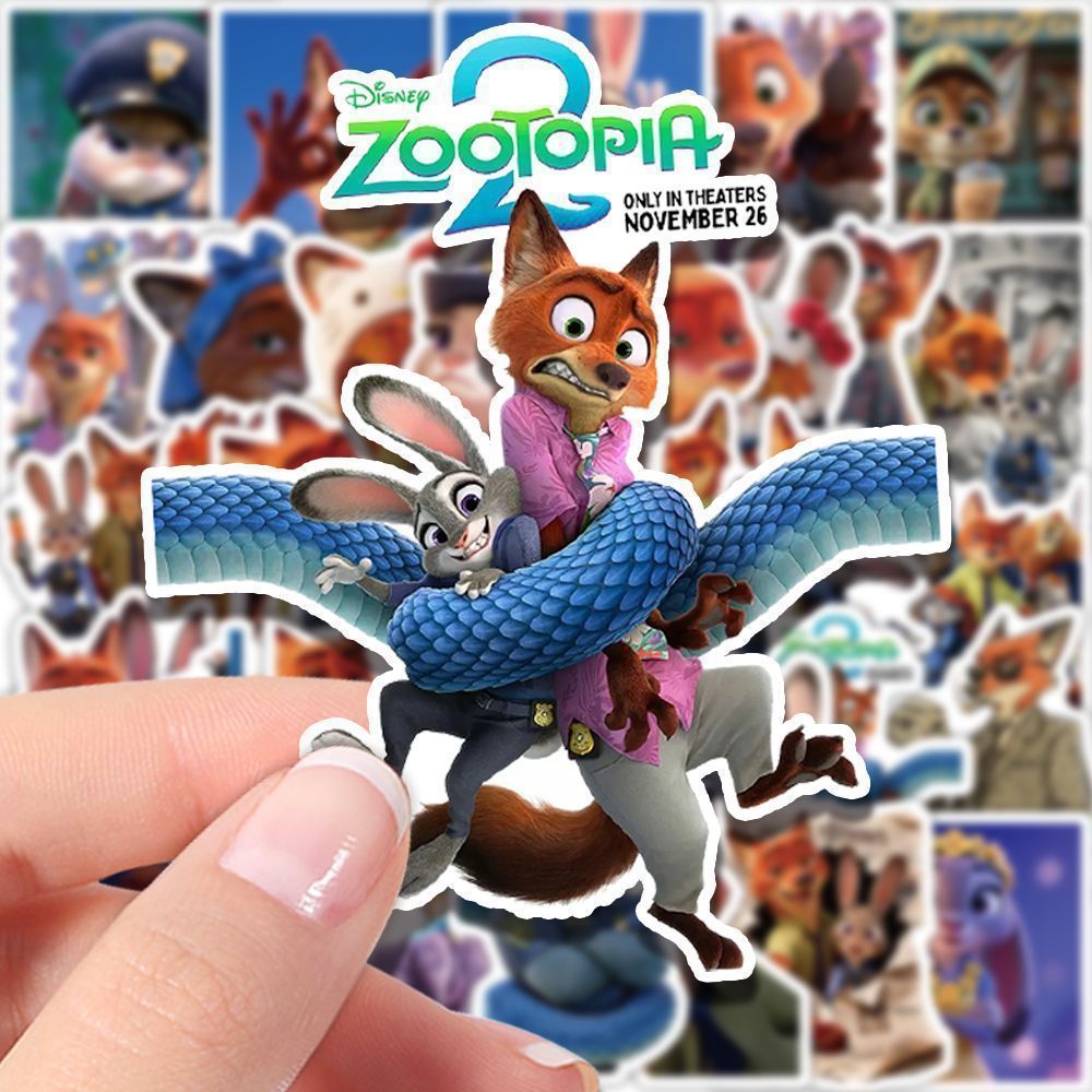Laptop Accessories Diy - •100PCS Stiker Disney Animasi Zootopia 2