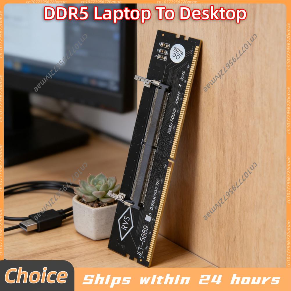 Laptop Accessories Ram - Konektor RAM Laptop DDR5 ke Desktop,