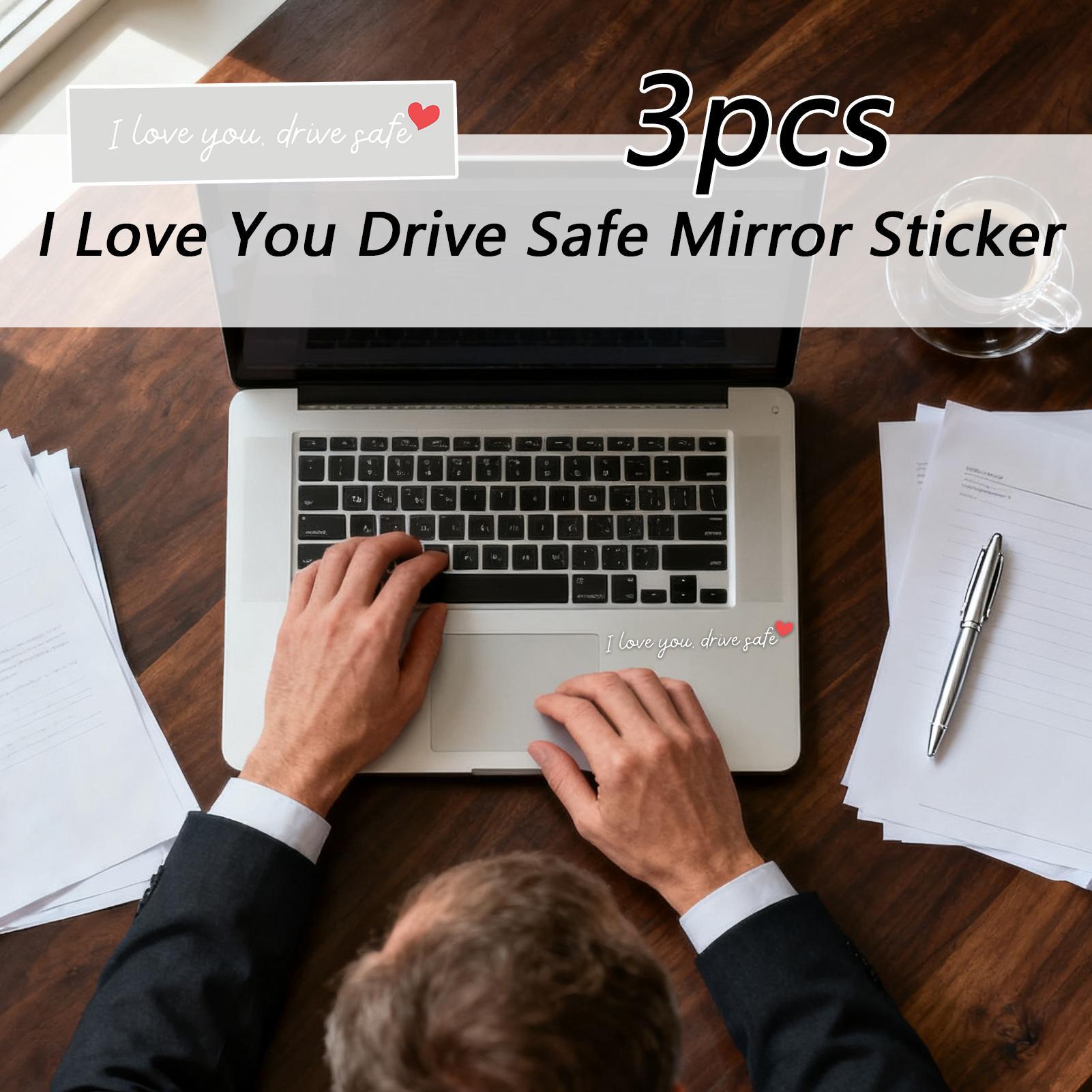 Laptop Accessory - Stiker Kaca Spion 3 Buah Aksesori