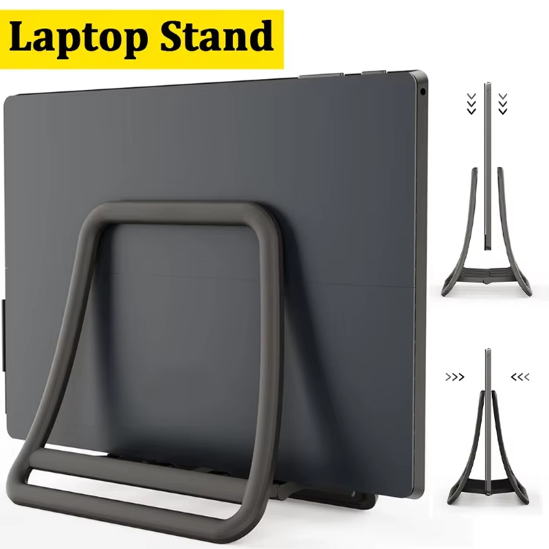 Laptop Accessories Dell - Dudukan Laptop Vertikal Hemat Ruang, Dudukan