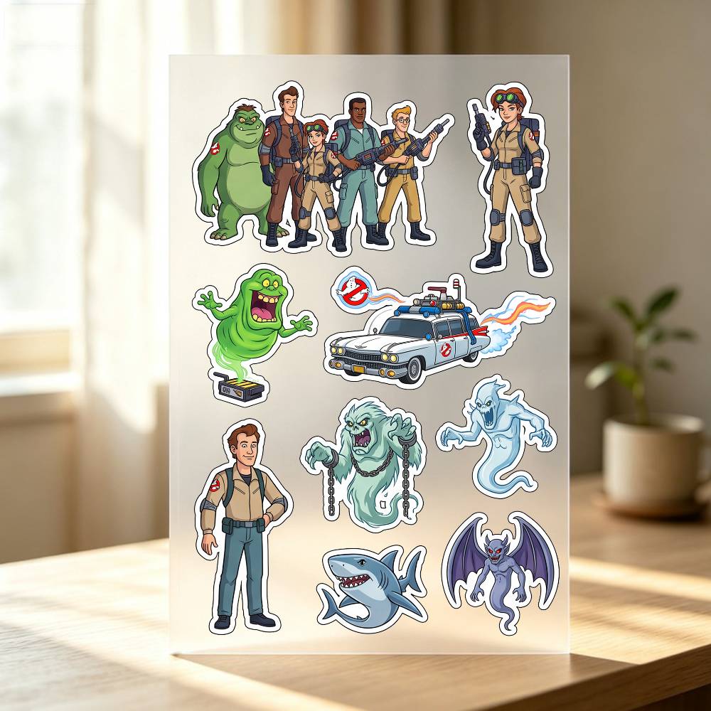 Laptop Accessories Wallpaper - 1 Buah Stiker E-xtreme G-hostbusters Stiker