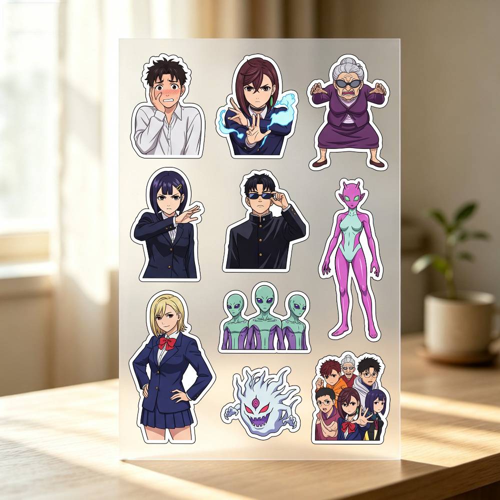Laptop Accessories Wallpaper - 1 Buah Stiker Dan-da-dan Stiker Vinil