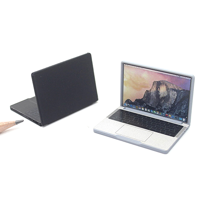 * Simulasi Lucu 1:12 Mini Lapt - Laptop Accessories Diy ulasan dan harga