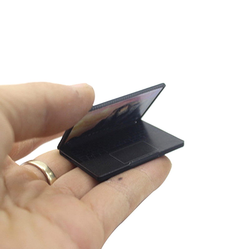 * Simulasi Lucu 1:12 Mini Lapt - Laptop Accessories Diy ulasan dan harga