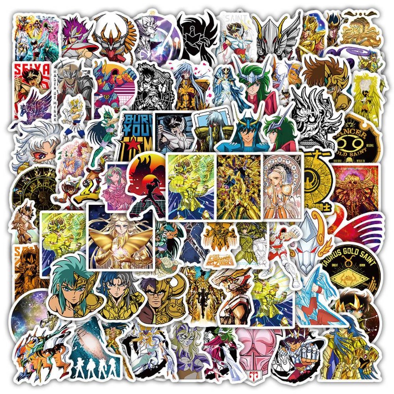 101 Buah Stiker Anime Saint Se - Laptop Accessories Diy ulasan dan harga
