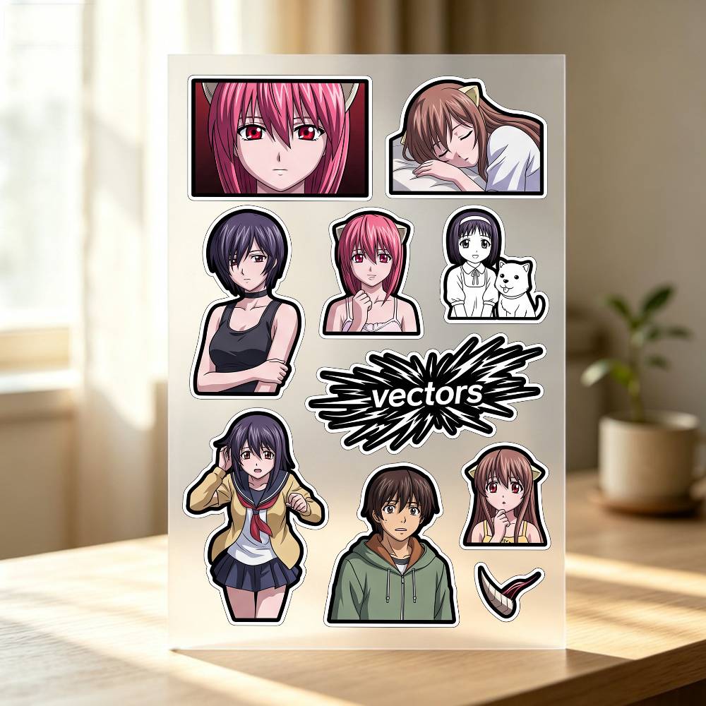 1 Buah Stiker E-lfen Lied Stik - Laptop Accessories Wallpaper ulasan dan harga
