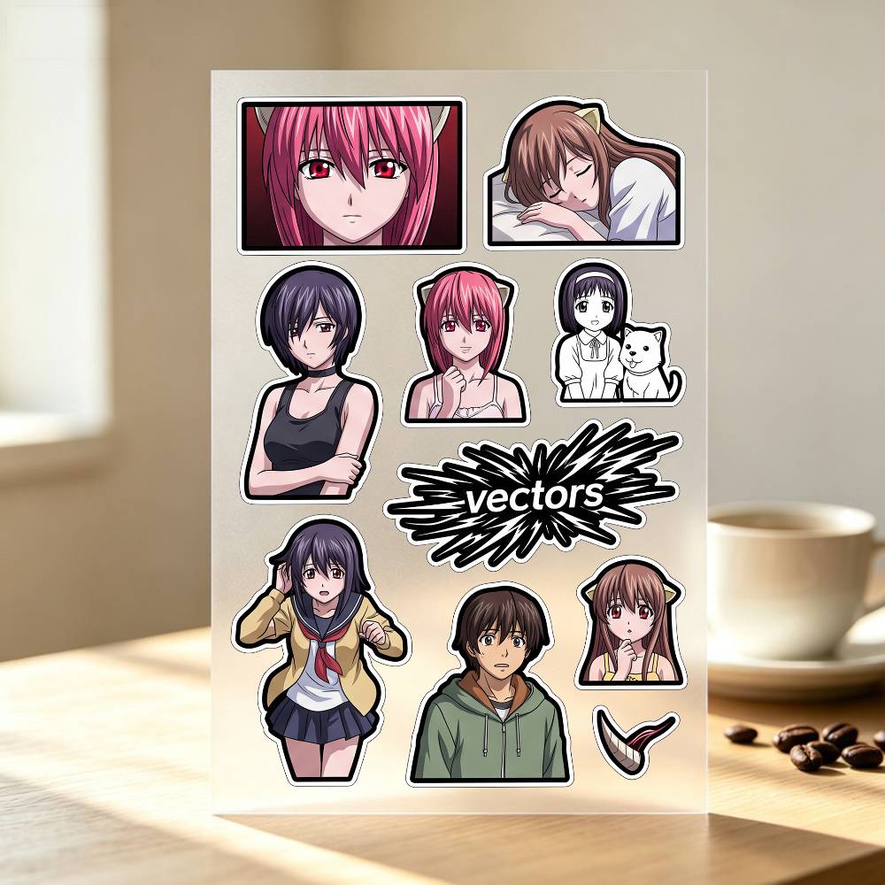 1 Buah Stiker E-lfen Lied Stik - Laptop Accessories Wallpaper ulasan dan harga