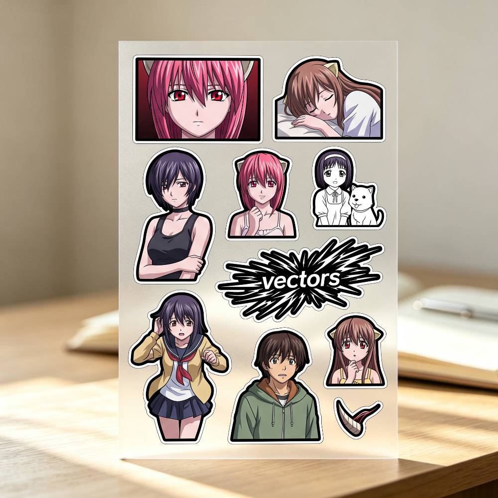 1 Buah Stiker E-lfen Lied Stik - Laptop Accessories Wallpaper ulasan dan harga
