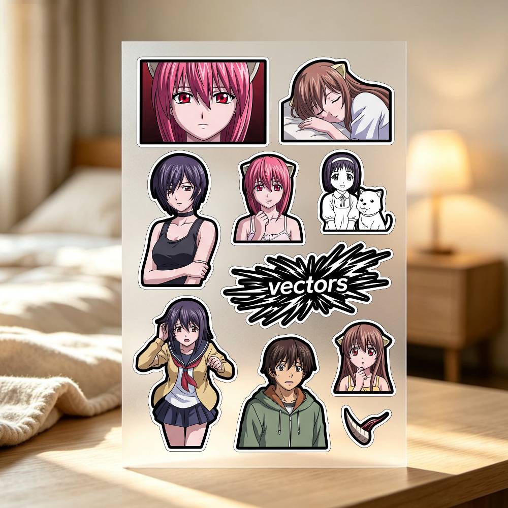 1 Buah Stiker E-lfen Lied Stik - Laptop Accessories Wallpaper ulasan dan harga