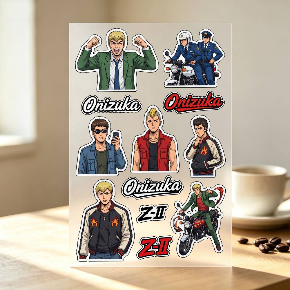 1 Buah Stiker G-T-O Stiker Vin - Laptop Accessories Wallpaper ulasan dan harga
