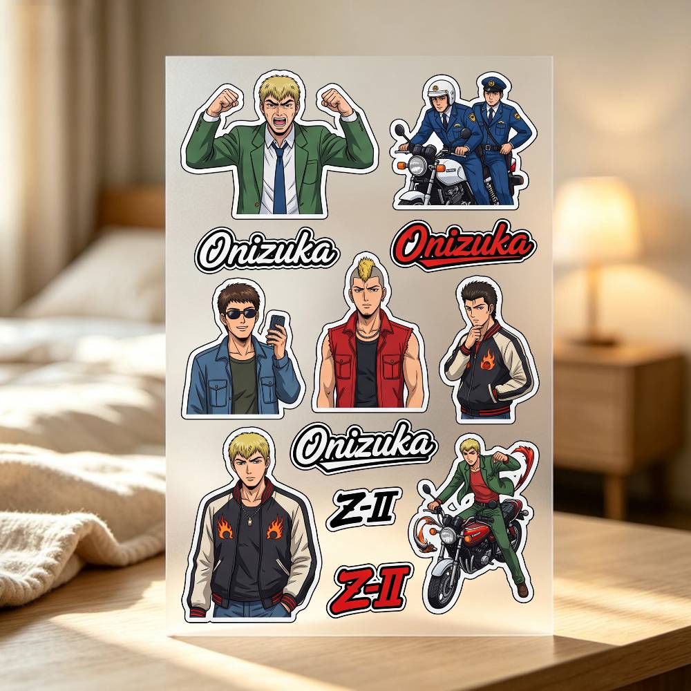 1 Buah Stiker G-T-O Stiker Vin - Laptop Accessories Wallpaper ulasan dan harga