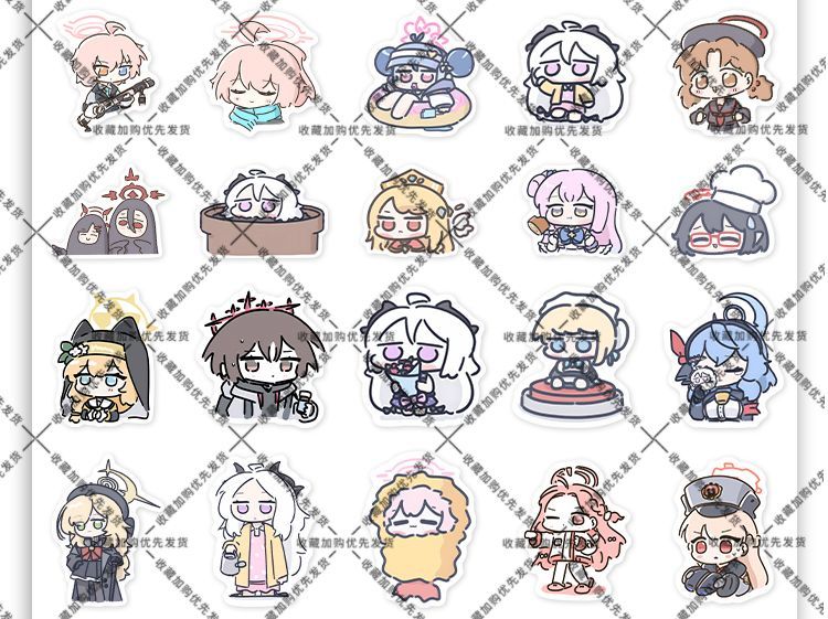 80 Buah Stiker Anime Blue Arch - Laptop Accessories Diy ulasan dan harga