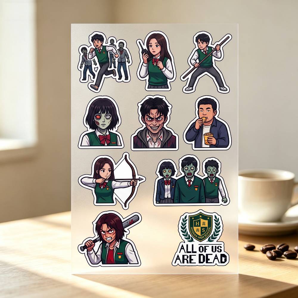 1 Buah Stiker All Of Us Are D- - Laptop Accessories Wallpaper ulasan dan harga