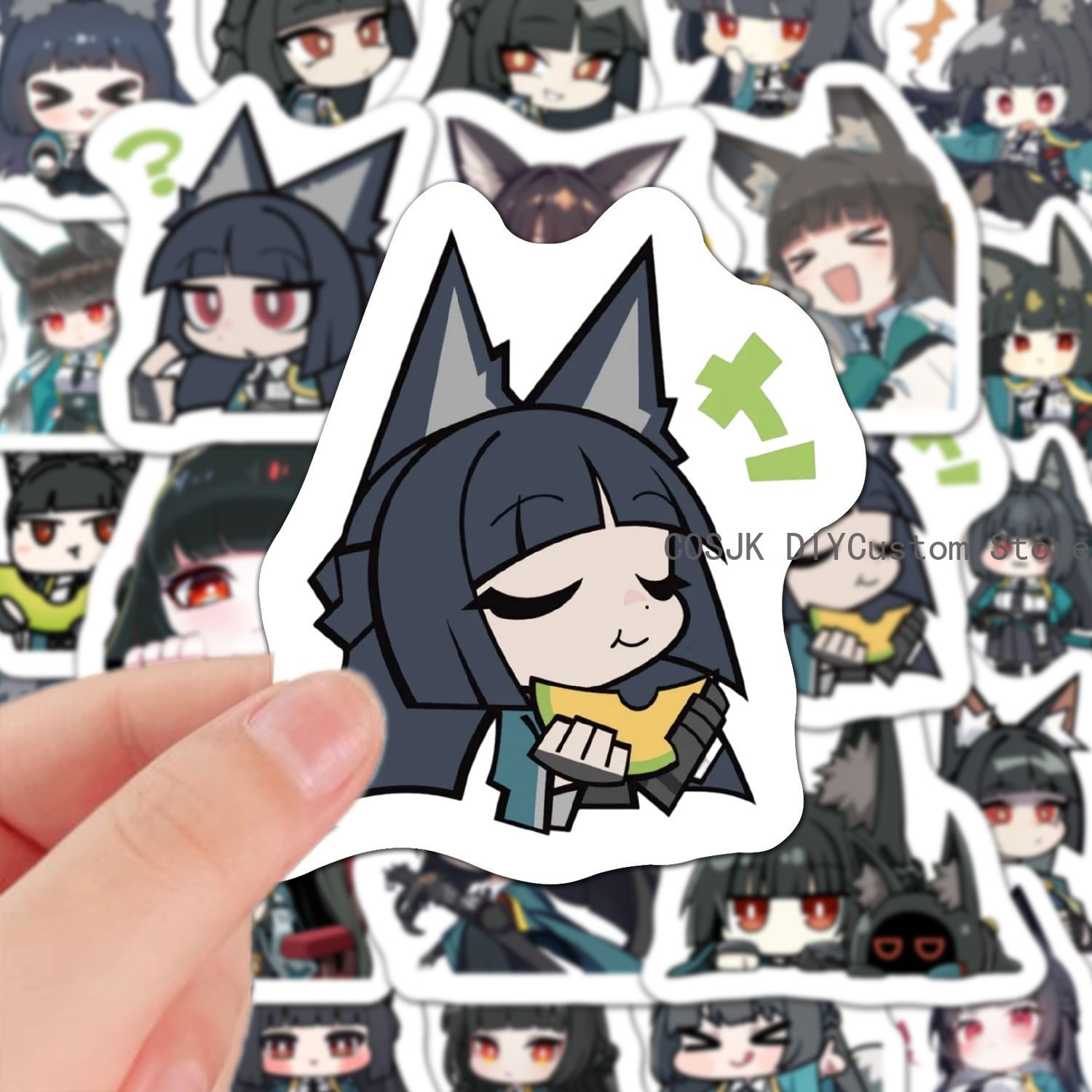 60 Buah Stiker Anime Versi Q Z - Laptop Accessory ulasan dan harga