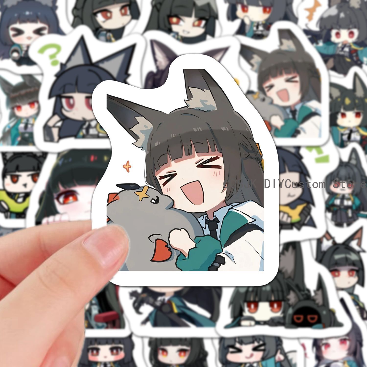 60 Buah Stiker Anime Versi Q Z - Laptop Accessory ulasan dan harga