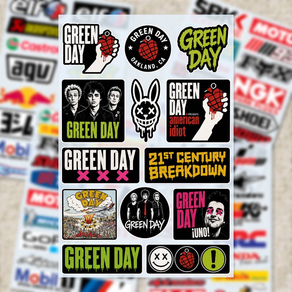Stiker G-Green Day Stiker Moto - Laptop Accessories Wallpaper ulasan dan harga