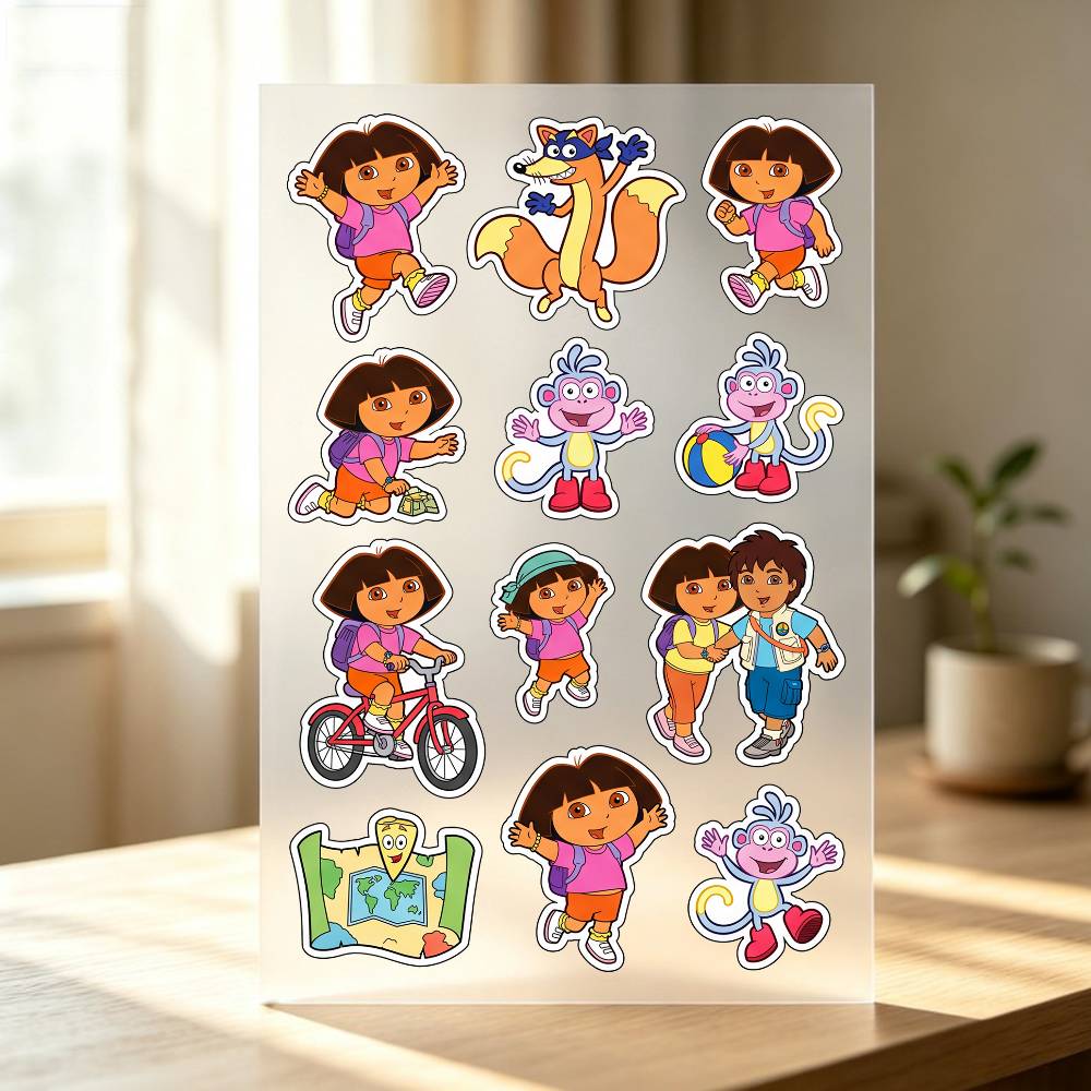 1 Buah Stiker D-ora The E-xplo - Laptop Accessories Wallpaper ulasan dan harga