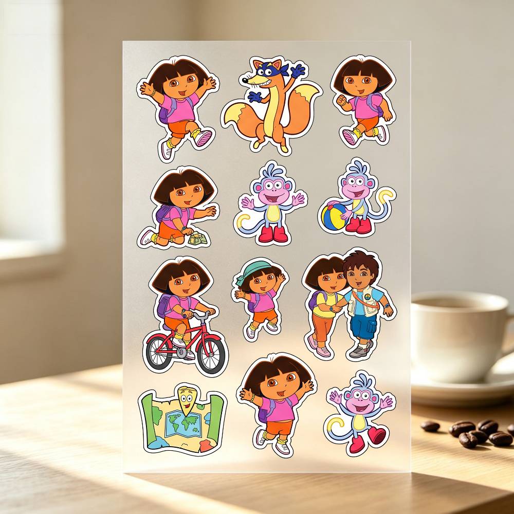 1 Buah Stiker D-ora The E-xplo - Laptop Accessories Wallpaper ulasan dan harga