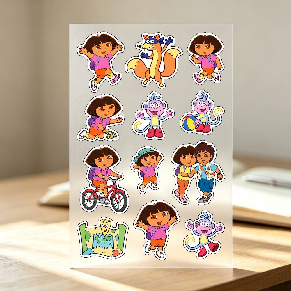 1 Buah Stiker D-ora The E-xplo - Laptop Accessories Wallpaper ulasan dan harga