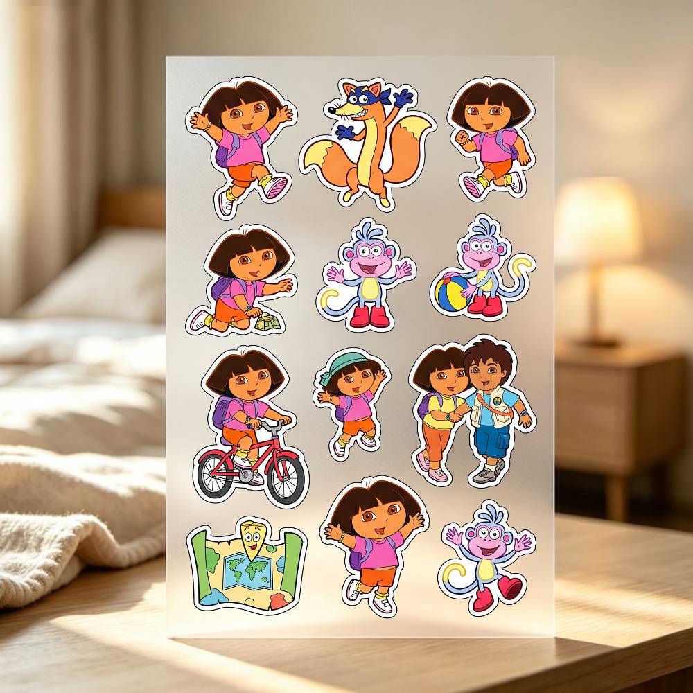 1 Buah Stiker D-ora The E-xplo - Laptop Accessories Wallpaper ulasan dan harga