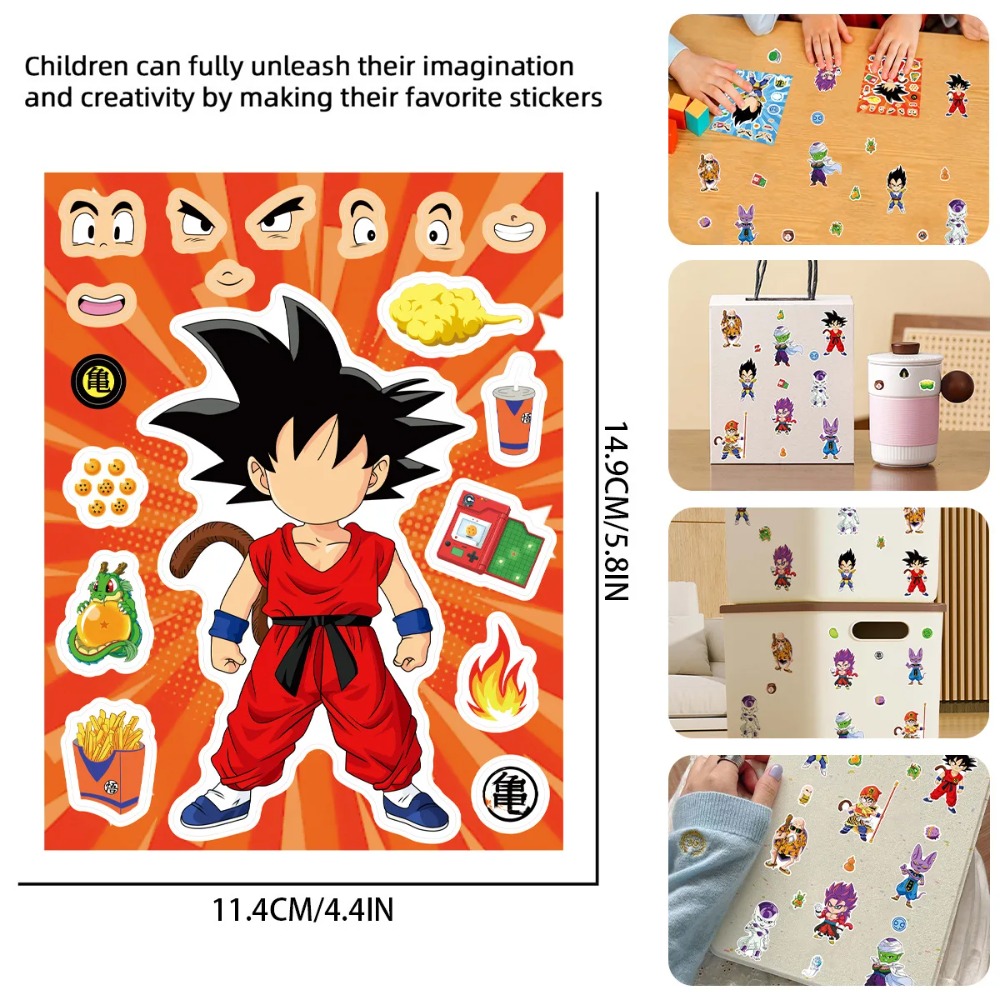 8/32 Lembar Stiker Anime Drago - Laptop Accessories Diy ulasan dan harga