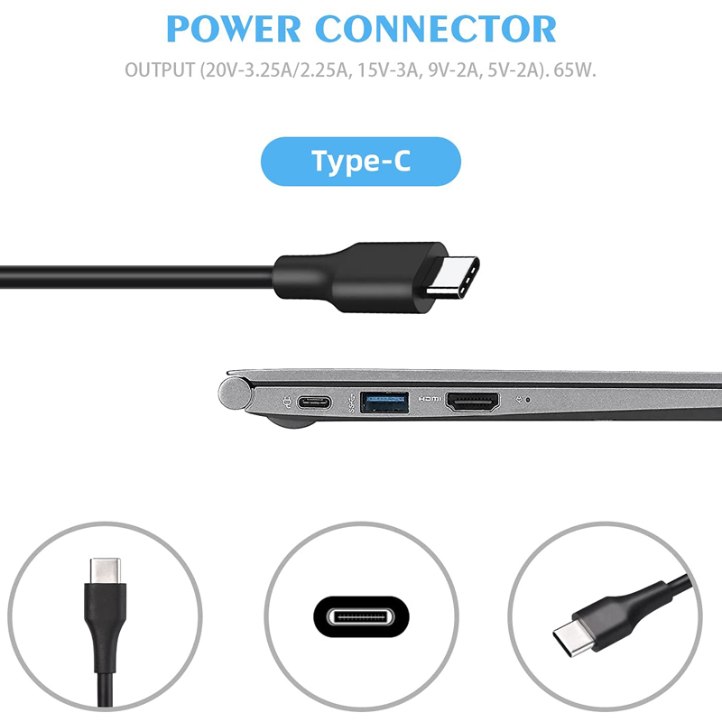 65W USB Tipe C Universal Lapto - Laptop Accessories Dell ulasan dan harga