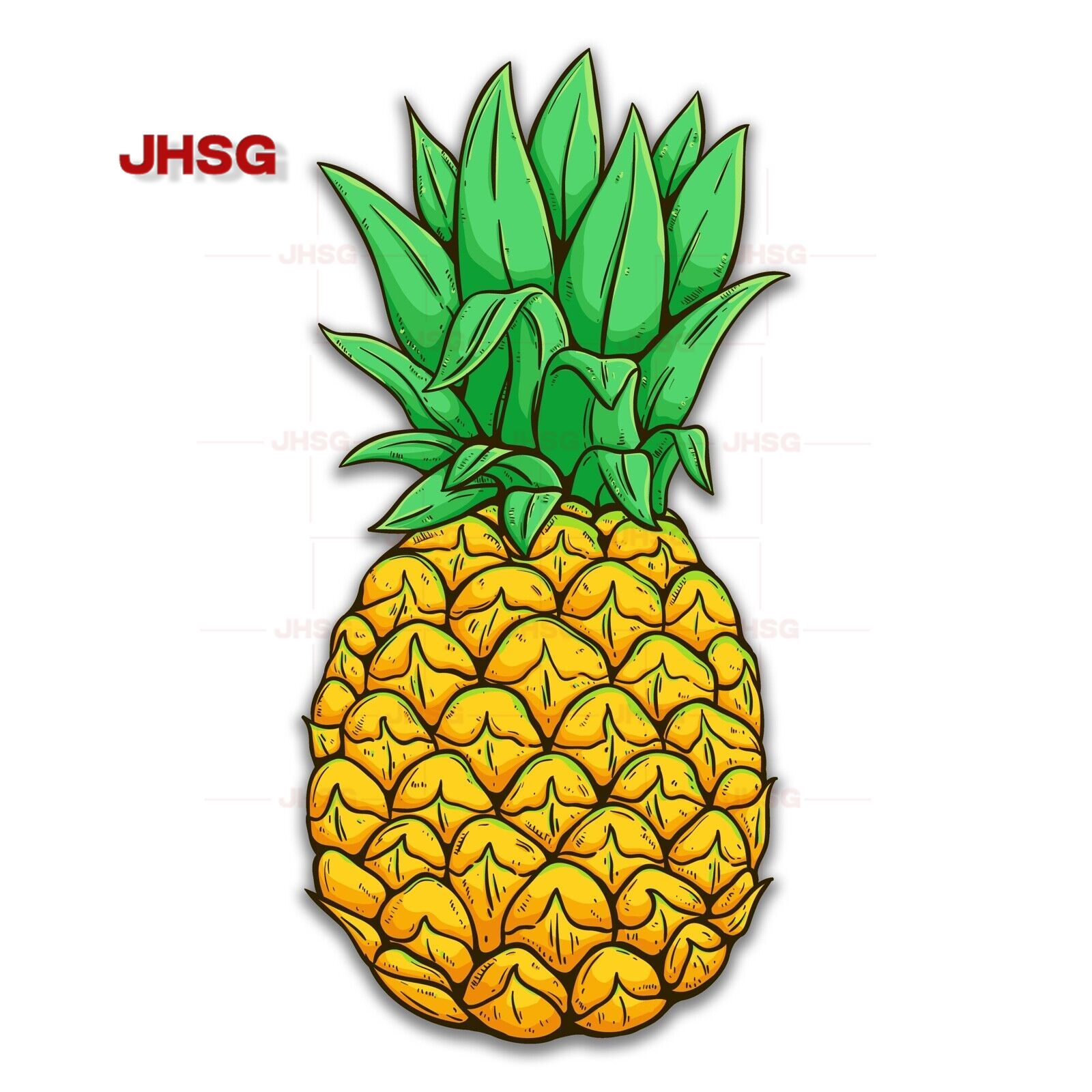 Stiker Nanas Terbaik Stiker Vi - Laptop Accessories Best ulasan dan harga