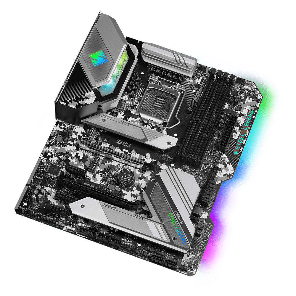 Motherboard ASRock Z490 Steel  - Intel Cpu Core I9 ulasan dan harga