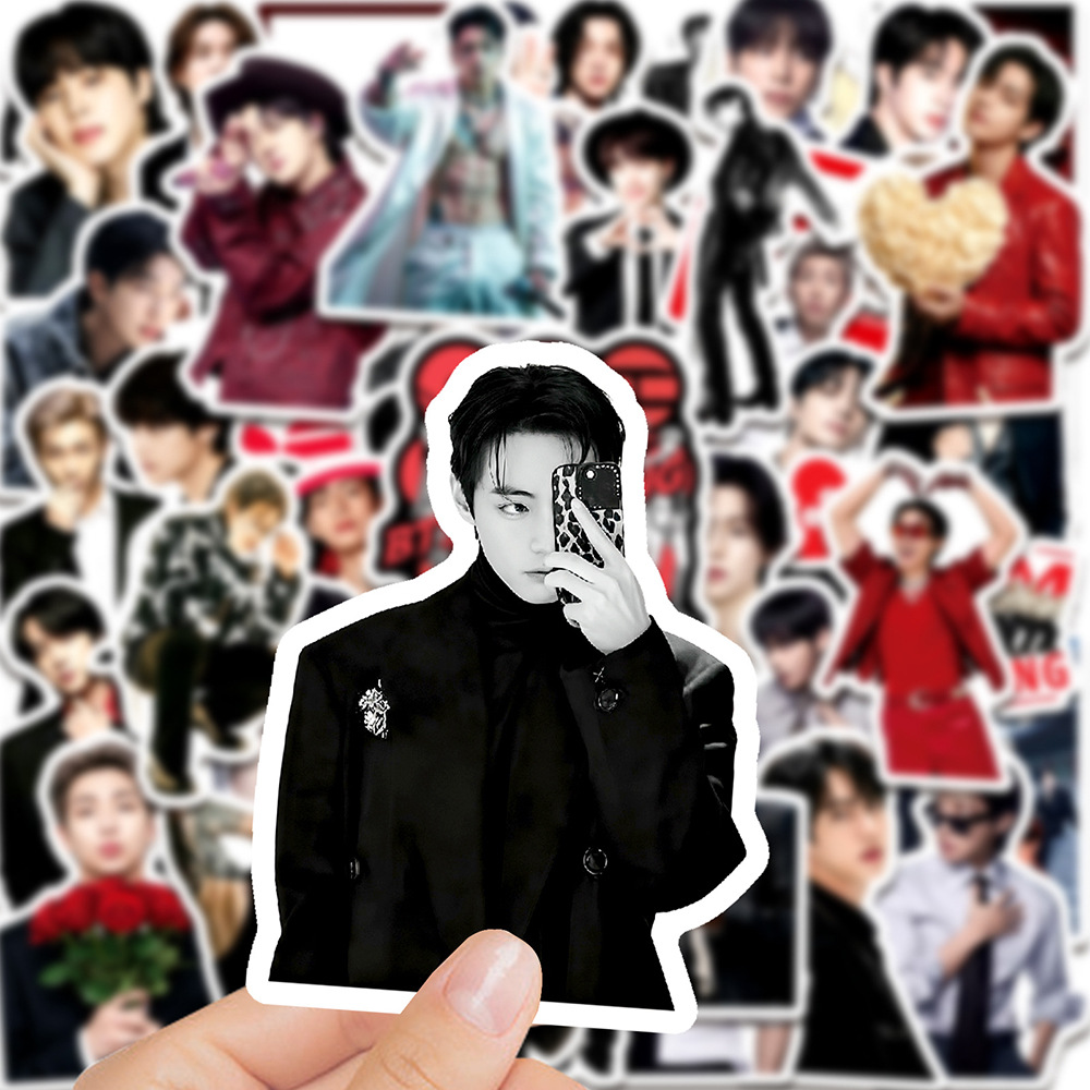 Stiker Grup Musik K-pop BTS, 5 - Laptop Accessories Diy ulasan dan harga