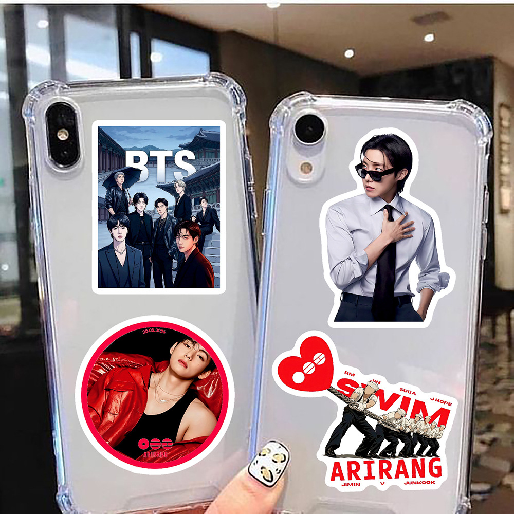 Stiker Grup Musik K-pop BTS, 5 - Laptop Accessories Diy ulasan dan harga