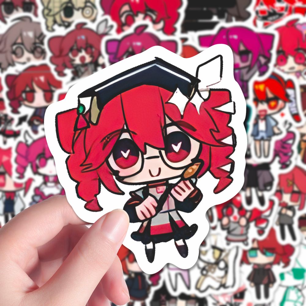 100 Buah Stiker Anime Kasane T - Laptop Accessories Diy ulasan dan harga