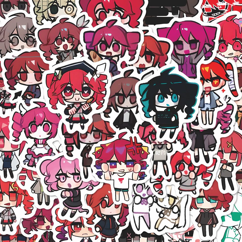 100 Buah Stiker Anime Kasane T - Laptop Accessories Diy ulasan dan harga