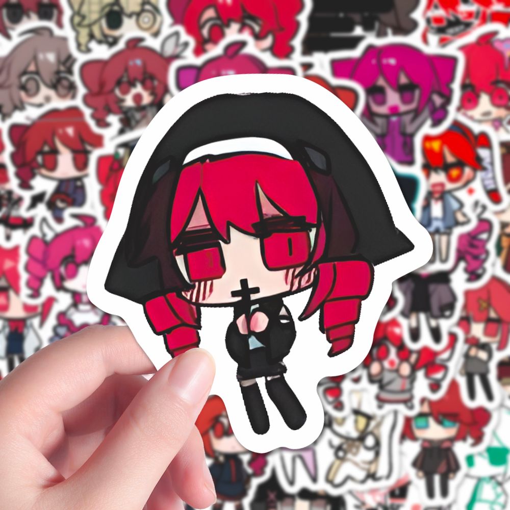 100 Buah Stiker Anime Kasane T - Laptop Accessories Diy ulasan dan harga