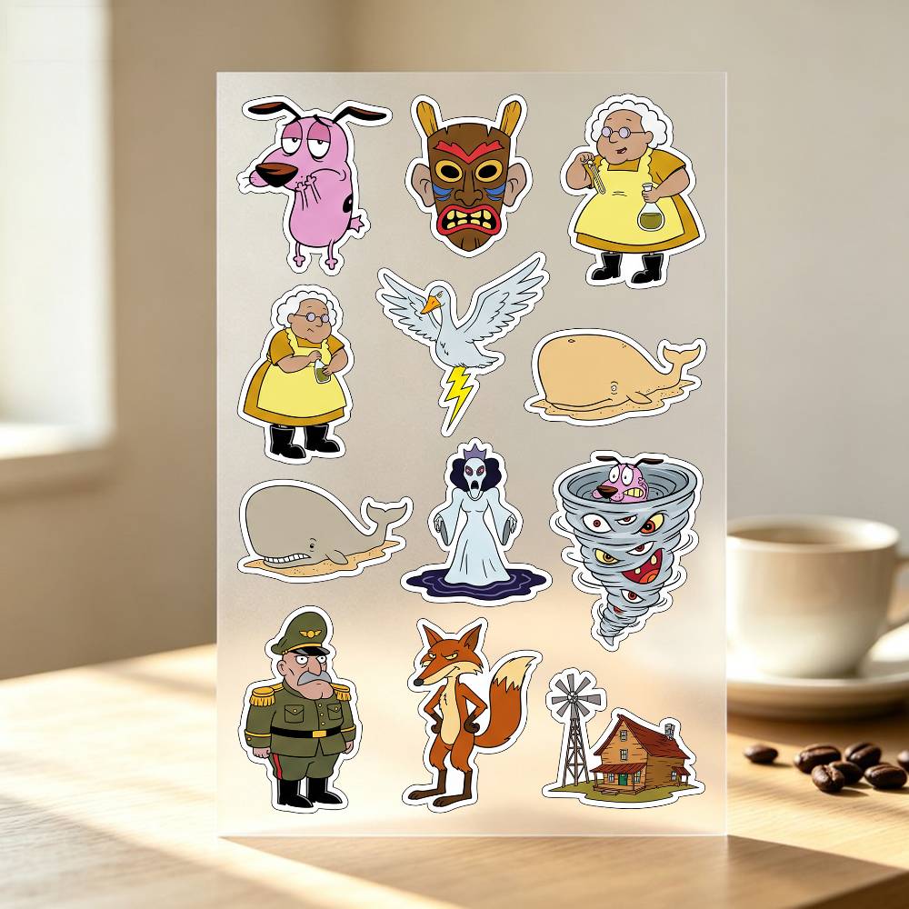 1 Buah Stiker C-COURAGE The Co - Laptop Accessories Wallpaper ulasan dan harga