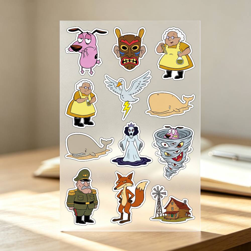 1 Buah Stiker C-COURAGE The Co - Laptop Accessories Wallpaper ulasan dan harga