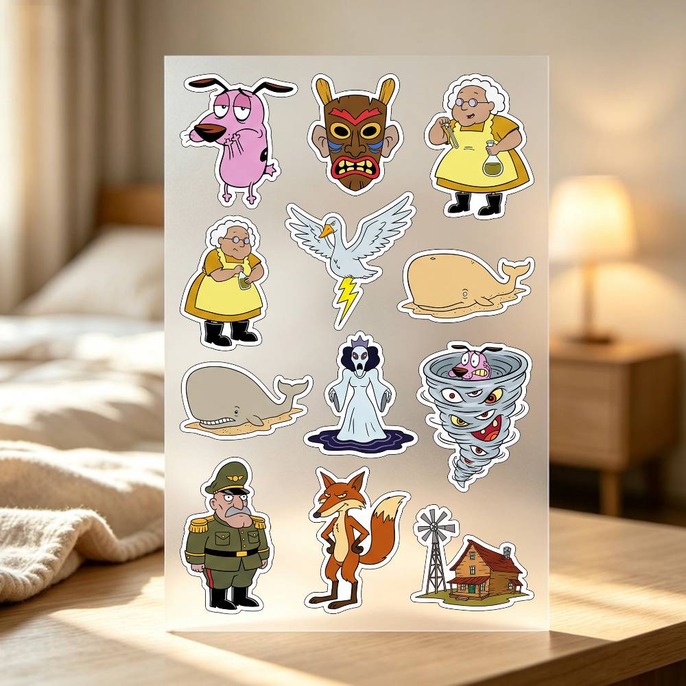 1 Buah Stiker C-COURAGE The Co - Laptop Accessories Wallpaper ulasan dan harga