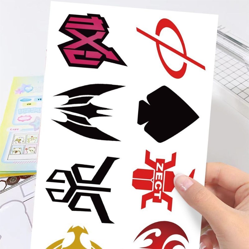 60 Lembar Stiker Logo Kamen Ri - Laptop Accessory ulasan dan harga