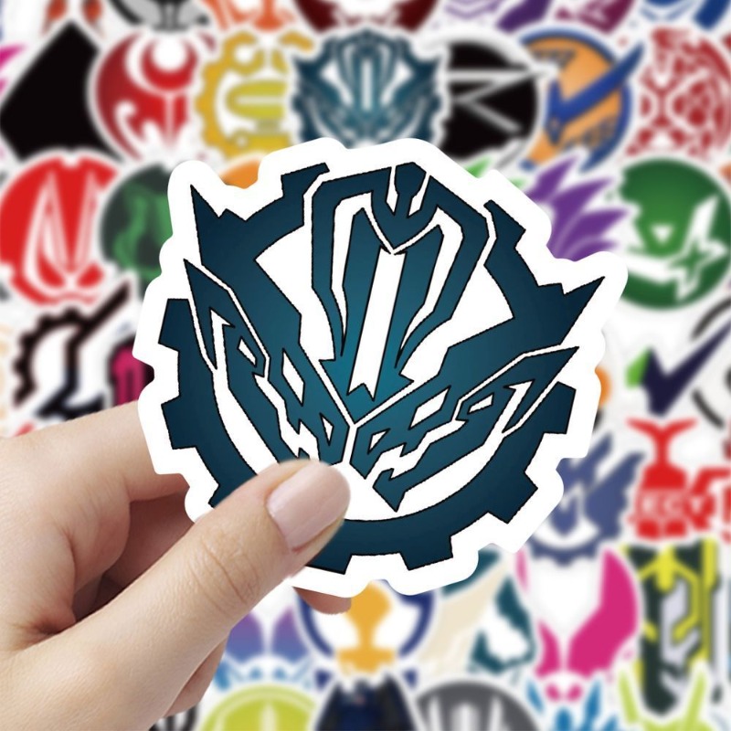 60 Lembar Stiker Logo Kamen Ri - Laptop Accessory ulasan dan harga